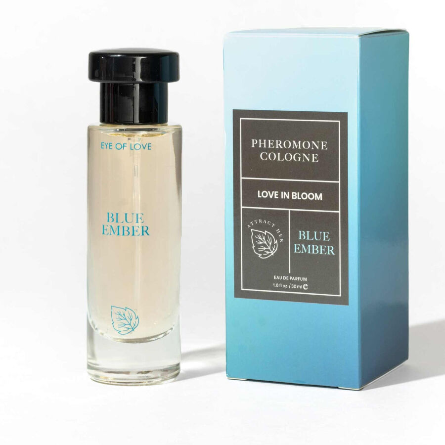 EYE OF LOVE Bloom Male Indica Parfum Blue Ember 30 ml – Sinnlicher Herrenduft – Pheromon-Produkt Bild 1
