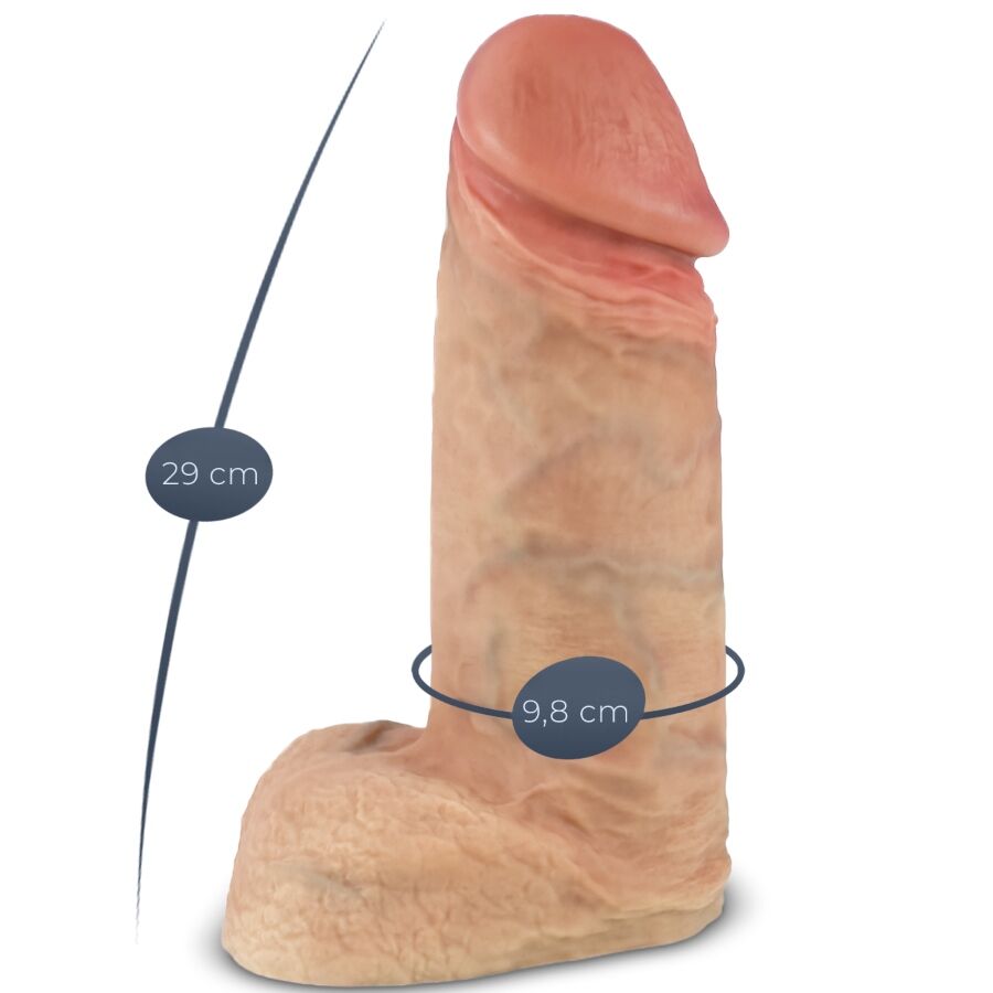 SILEXD - MODELL 1 XTREME PREMIUM SILIKON REALISTISCHER PENIS 28 CM hochwertiges Intimtoy