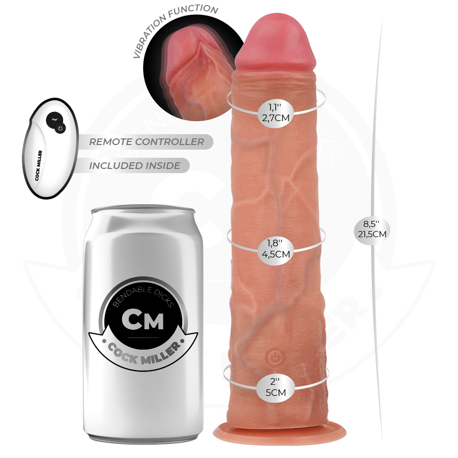 COCK MILLER – Realistischer Dildo mit Vibration & Fernbedienung bei Secret Pulse im Erotikshop