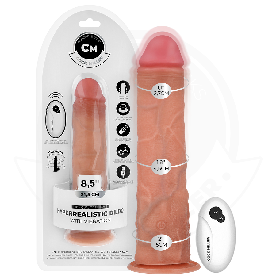 COCK MILLER – Realistischer Dildo mit Vibration & Fernbedienung realistischer Dildo diskret online kaufen