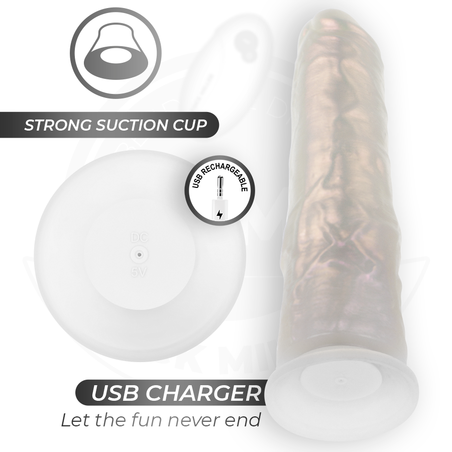 COCK MILLER Weiß – 21,5 cm Dildo mit LED, Vibration & Fernbedienung Dildo diskret online kaufen