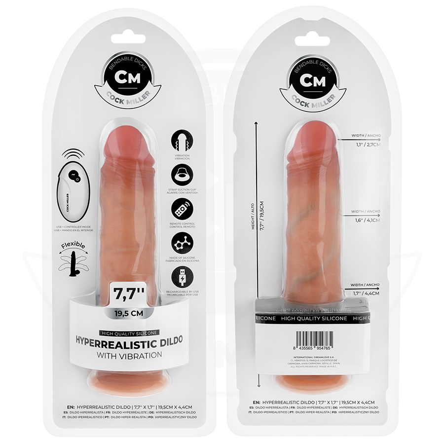 COCK MILLER – Realistischer 19,5 cm Dildo mit Vibration & Fernbedienung bei Secret Pulse im Erotikshop