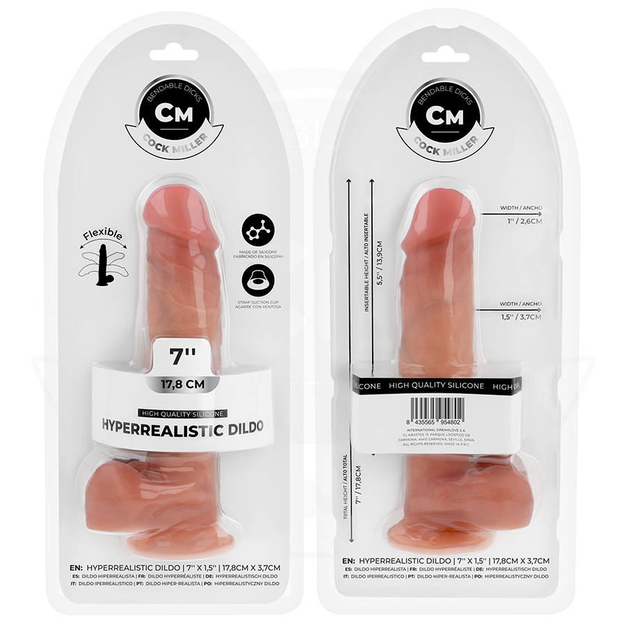 COCK MILLER – 17,8 cm Artikulierbarer Hyperrealistischer Dildo bei Secret Pulse im Erotikshop