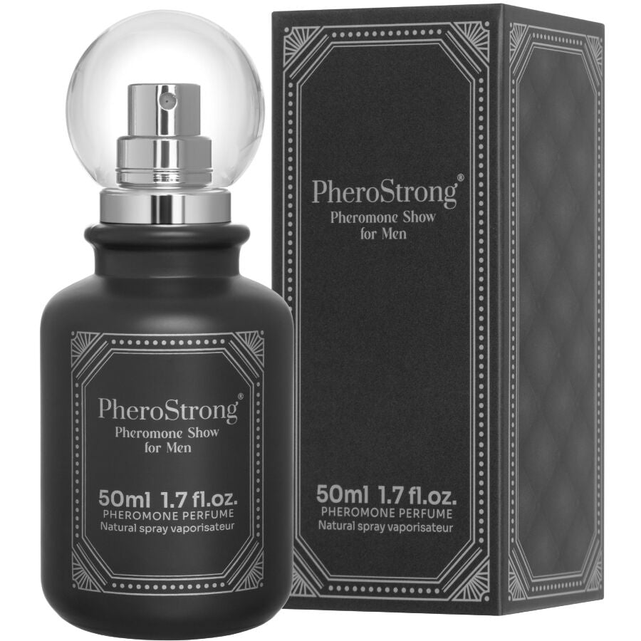 PHEROSTRONG Pheromone Parfüm Show für Männer 50 ml – Intensiver Herrenduft – Pheromon-Produkt Bild 1