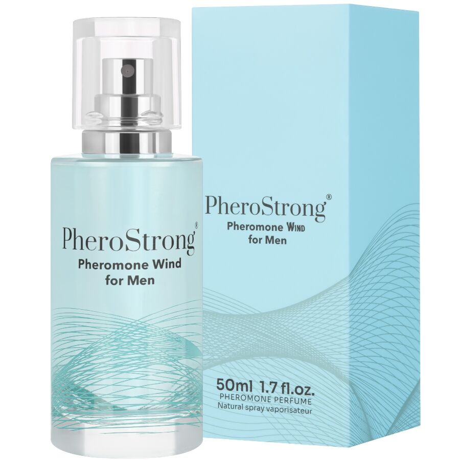 PHEROSTRONG Pheromone Parfüm Wind für Männer 50 ml – Intensiver Herrenduft – Pheromon-Produkt Bild 1