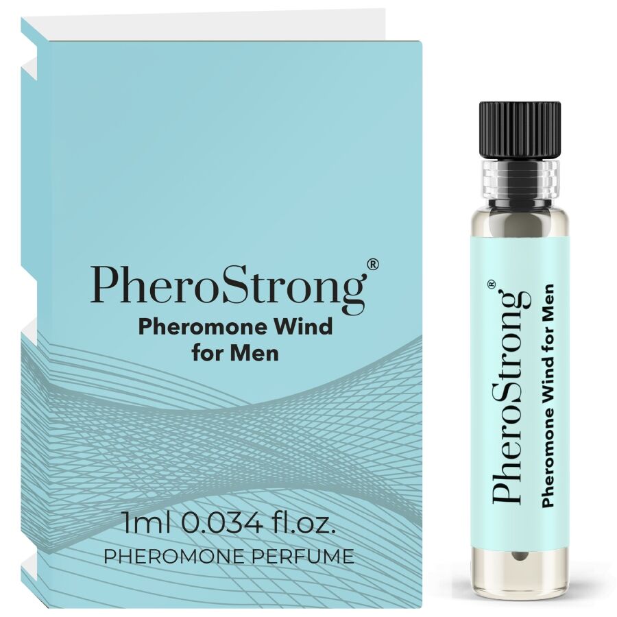 PHEROSTRONG Pheromone Parfüm Wind für Männer 1 ml – Intensiver Herrenduft – Pheromon-Produkt von Secret Pulse