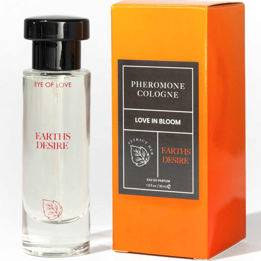 EYE OF LOVE Bloom Männliches Sativa-Parfum Earth’s Desire 30 ml – Sinnlicher Herrenduft – Pheromon-Produkt Bild 1
