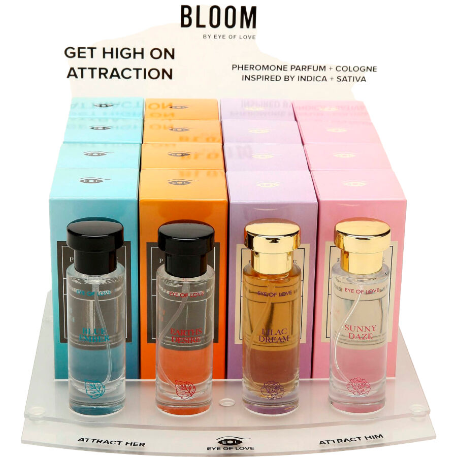 EYE OF LOVE - BLOOM DISPLAY 4X6 PARFÜME 10 ML – Pheromon-Produkt Bild 2