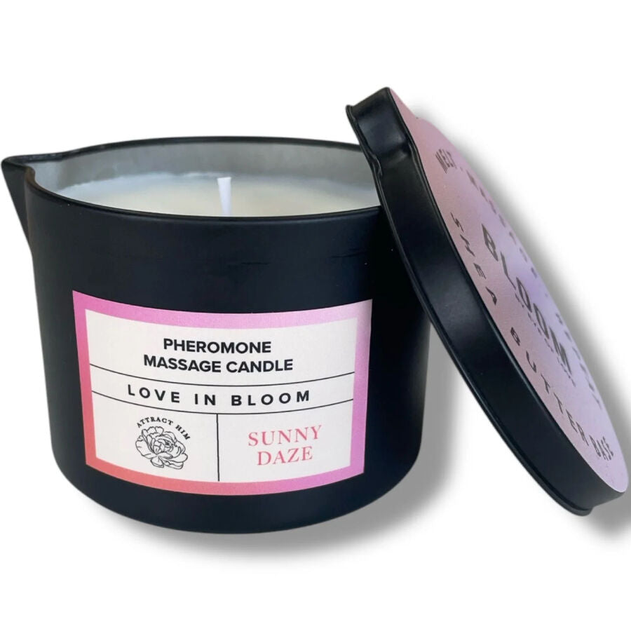 EYE OF LOVE Bloom Massagekerze 150 ml – Sunny Daze Sativa Pheromonkerze für Entspannung & Sinnlichkeit Massagekerze diskret online kaufen