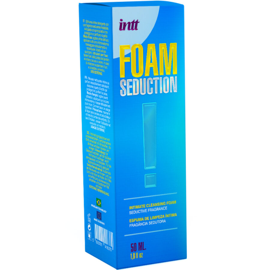INTT RELEASES - FOAM SEDUCTION INTIM-REINIGUNGSSCHAUM 50 ML – Toy-Reiniger Bild 2