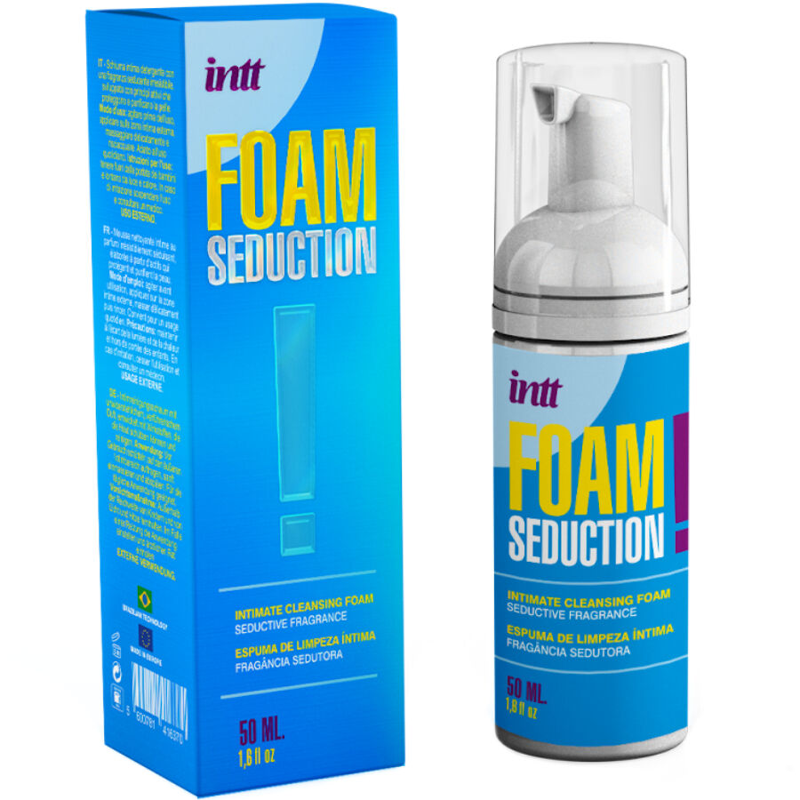 INTT RELEASES - FOAM SEDUCTION INTIM-REINIGUNGSSCHAUM 50 ML – Toy-Reiniger Bild 3