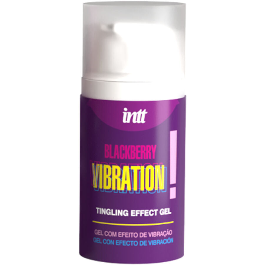 INTT RELEASES - FLÜSSIGE VIBRATIONSGEL MIT BROMBEERGESCHMACK 15 ML Stimulationsgel diskret online kaufen