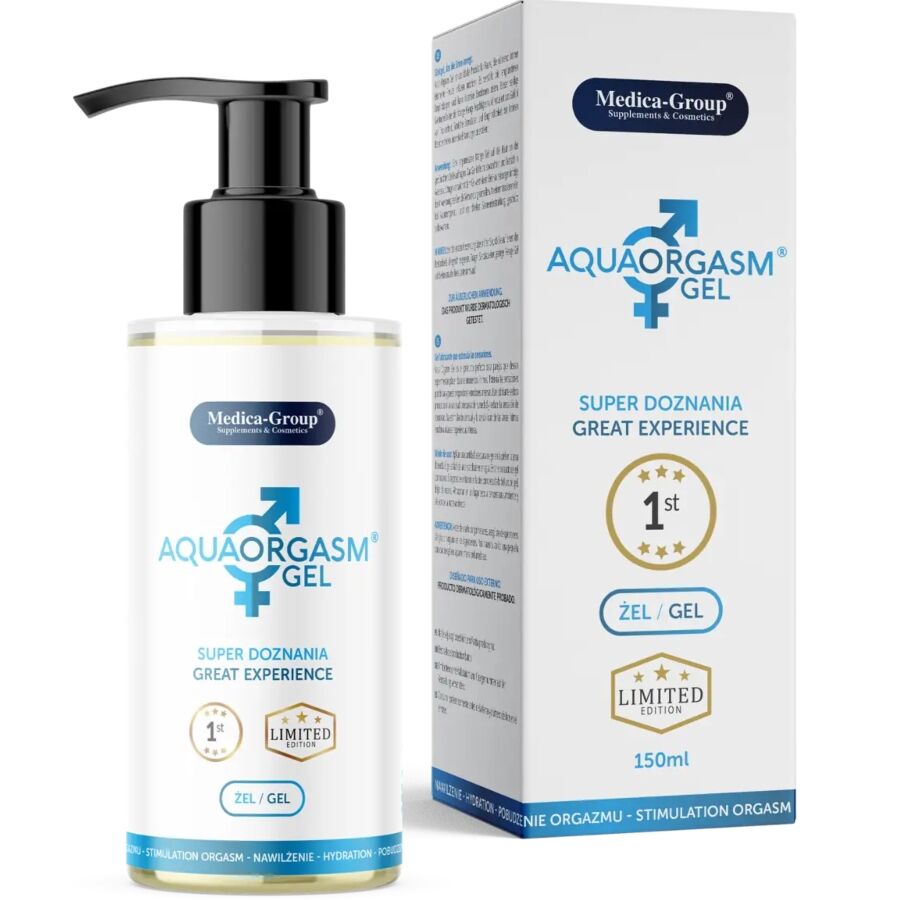 MEDICA GROUP - AQUA ORGASM INTIMGEL 150 ML – Erotik-Zubehör Bild 3