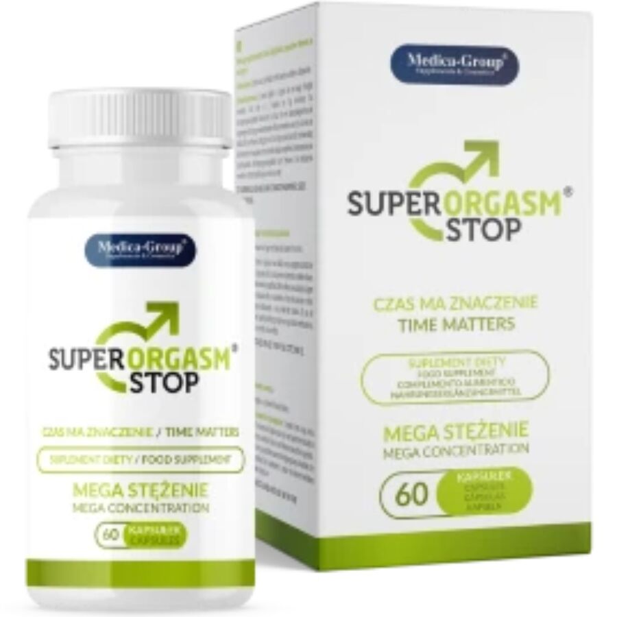 MEDICA GROUP - SUPER ORGASM STOP DELAY FÜR MÄNNER 60 KAPSELN – Verzögerungsprodukt Bild 3