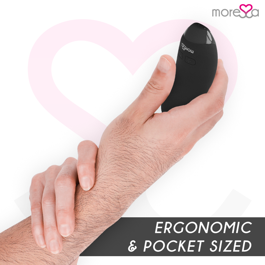 MORESSA - BLOSSOM SCHWARZER VIBRATOR für sinnliche Momente allein oder zu zweit