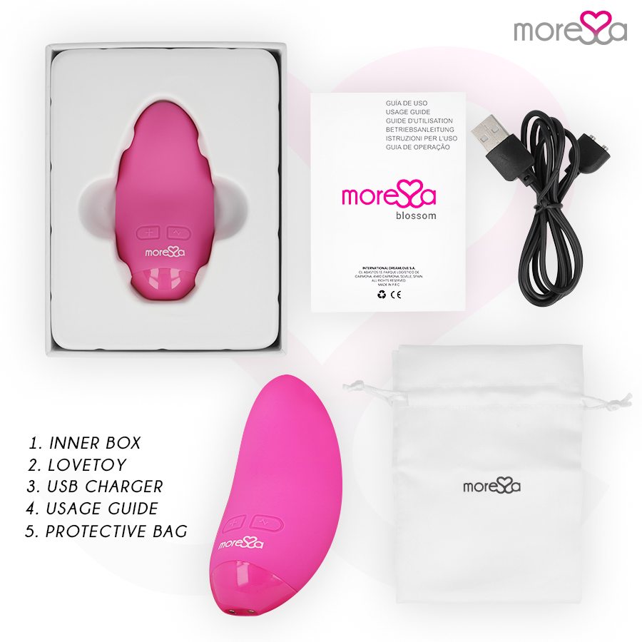MORESSA - BLOSSOM ROSA VIBRATOR Vibrator diskret online kaufen