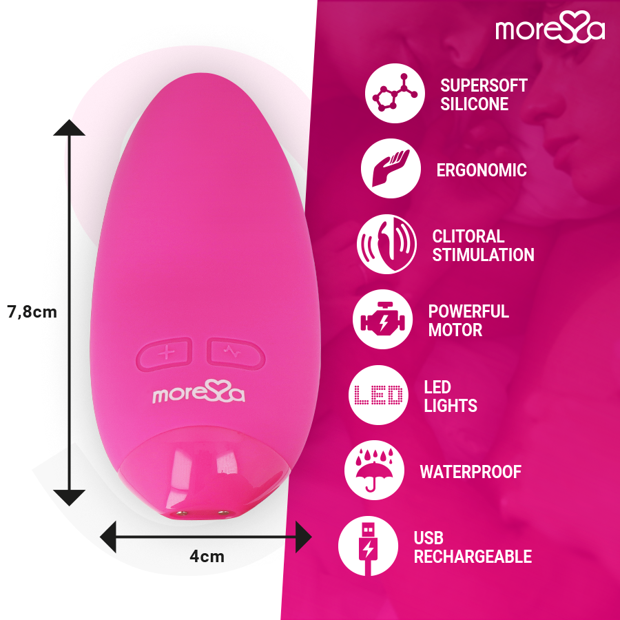 MORESSA - BLOSSOM ROSA VIBRATOR hochwertiges Sextoy bei Secret Pulse
