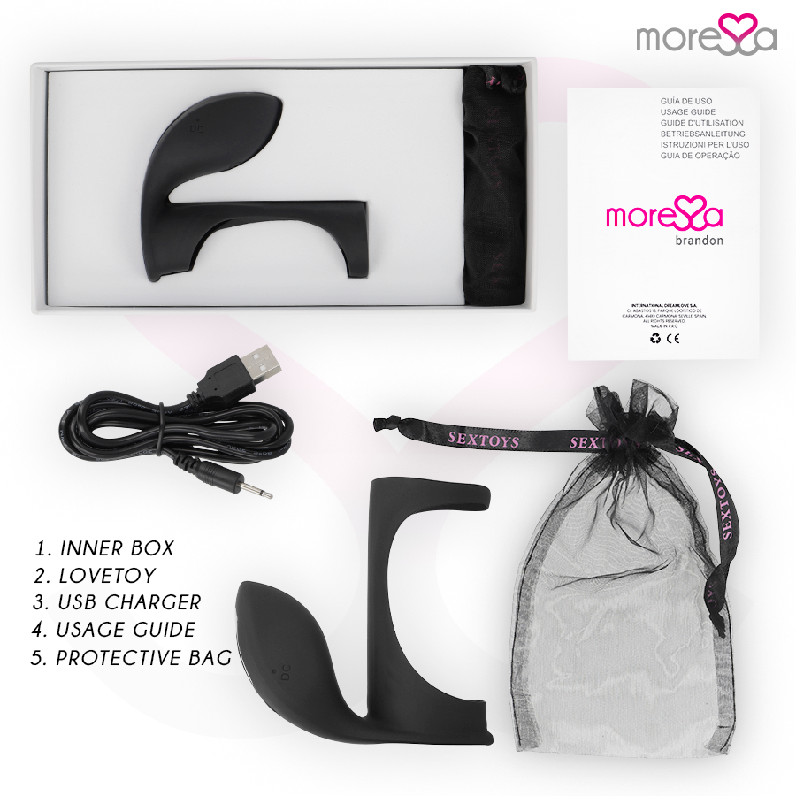 MORESSA - BRANDON VIBRATORRING MIT ABDECKUNG Vibrator diskret online kaufen