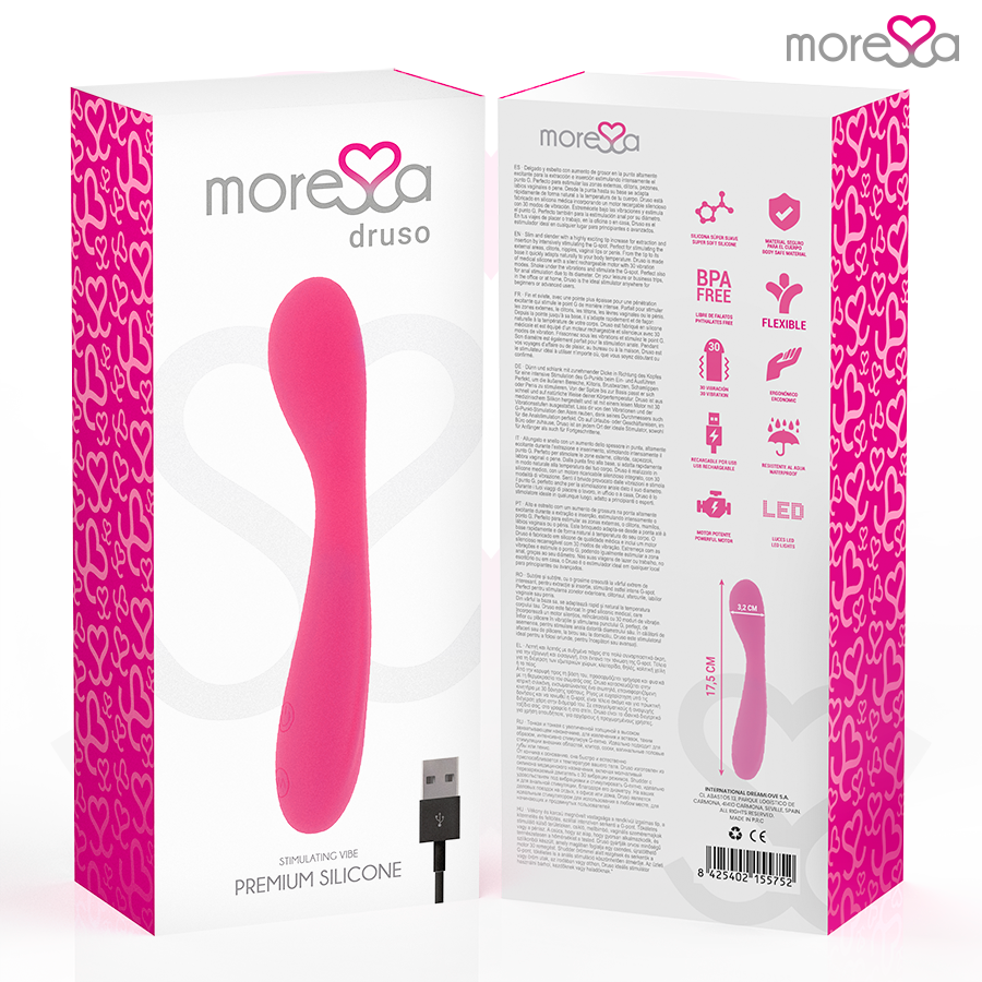 MORESSA - DRUSO PREMIUM SILIKON WIEDERAUFLADBAR – Erotik-Zubehör Bild 7