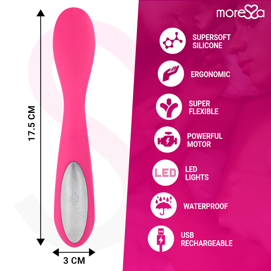 MORESSA - DRUSO PREMIUM SILIKON WIEDERAUFLADBAR – Erotik-Zubehör Bild 4