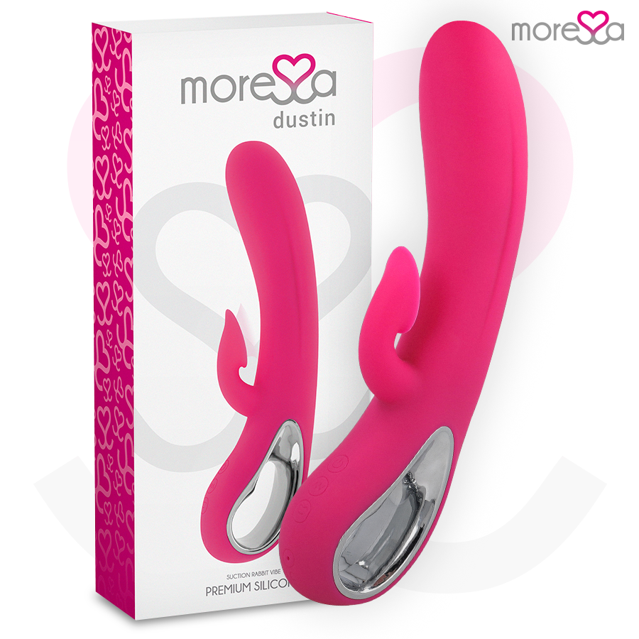 MORESSA - DUSTIN Klitoris-Saug- und kraftvolle Vibration, Premium-Silikon, wiederaufladbar Klitorisstimulator diskret online kaufen