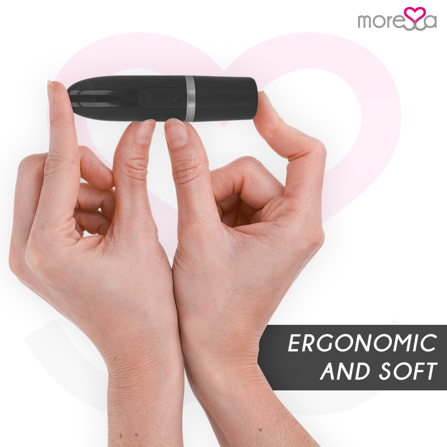 MORESSA - IVY VIBRATOR STIMULATOR REISE SCHWARZ für sinnliche Momente allein oder zu zweit