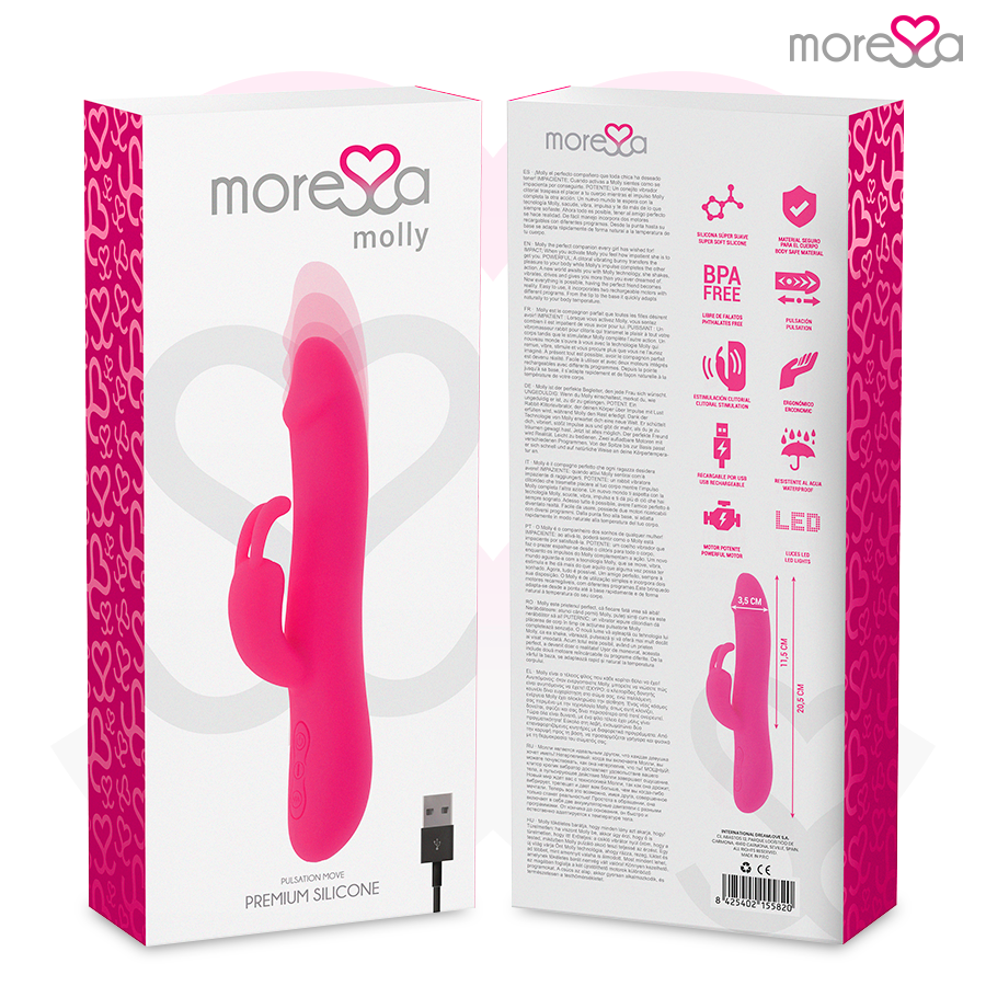 MORESSA - MOLLY PREMIUM SILIKON WIEDERAUFLADBAR – Erotik-Zubehör Bild 7