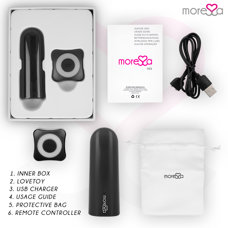 MORESSA - NIX VIBRATOR FERNBEDIENUNG SCHWARZ Vibrator diskret online kaufen