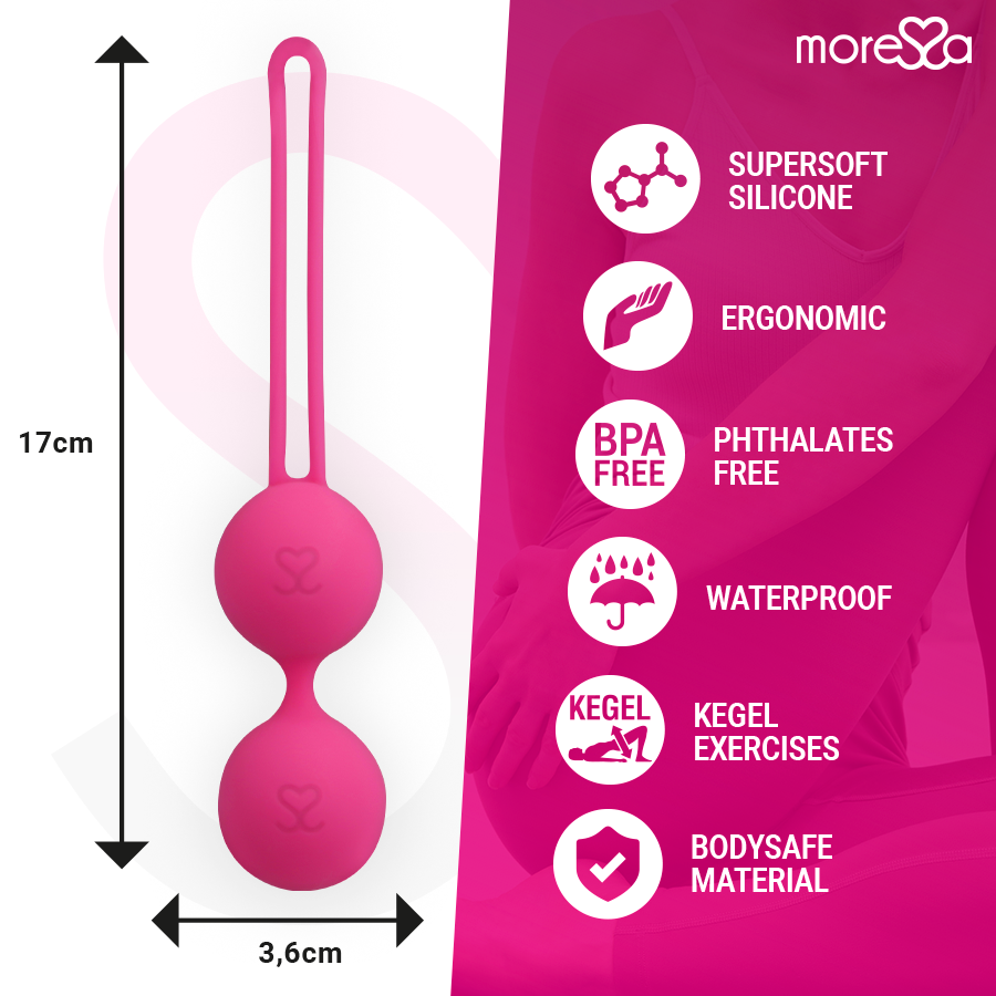 Chinesischen Kugeln SET PREMIUM ROSA SILIKON für sinnliche Momente