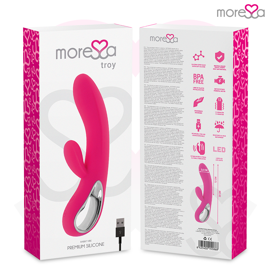 MORESSA - TROY PREMIUM SILIKON WIEDERAUFLADBAR – Erotik-Zubehör Bild 7