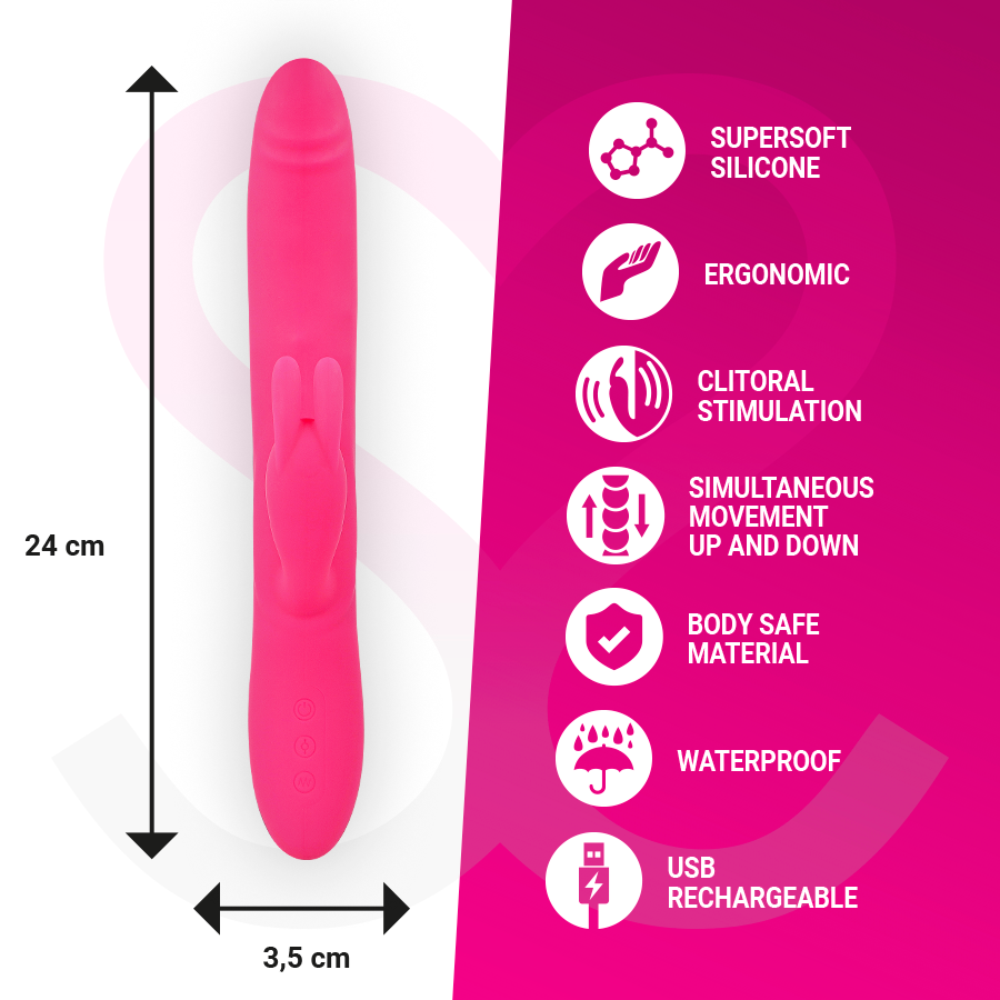 MORESSA Warren Premium Vibrator – 7 Modi, Rollfunktion, USB, wasserdicht für sinnliche Momente allein oder zu zweit