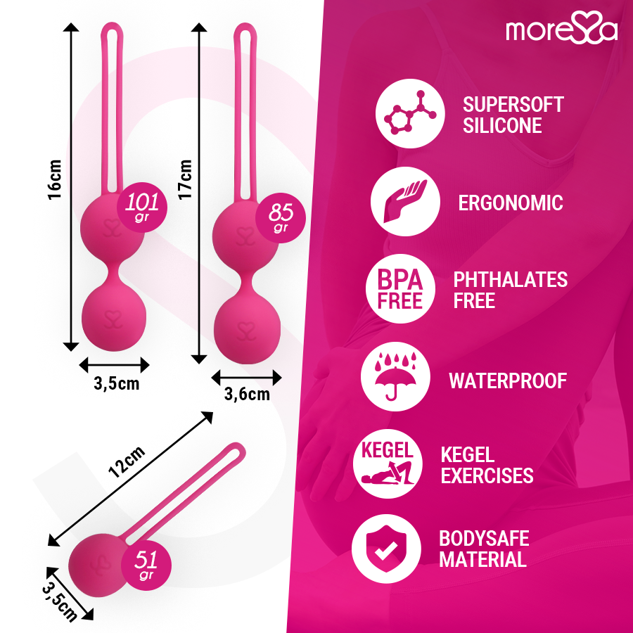 Chinesischen Kugeln SET PREMIUM ROSE SILIKON für sinnliche Momente
