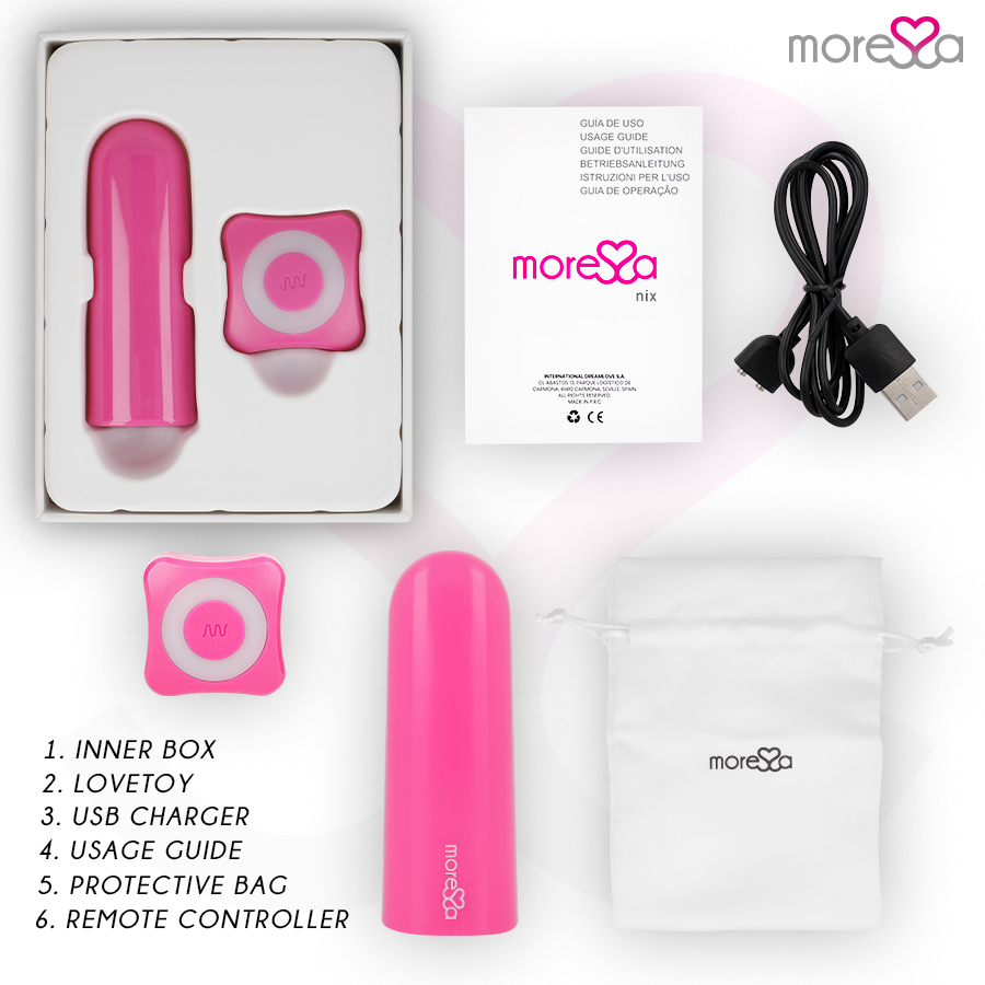 MORESSA - NIX VIBRATOR FERNBEDIENUNG ROSA Vibrator diskret online kaufen