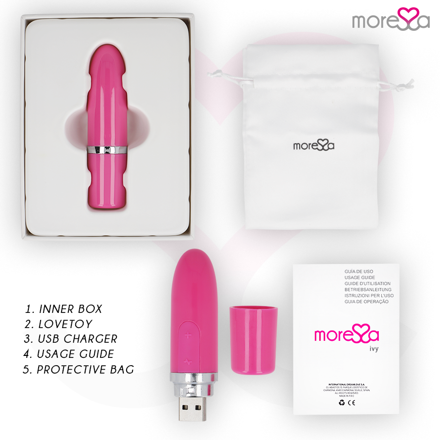 MORESSA - IVY VIBRATOR STIMULATOR REISE ROSA Vibrator diskret online kaufen