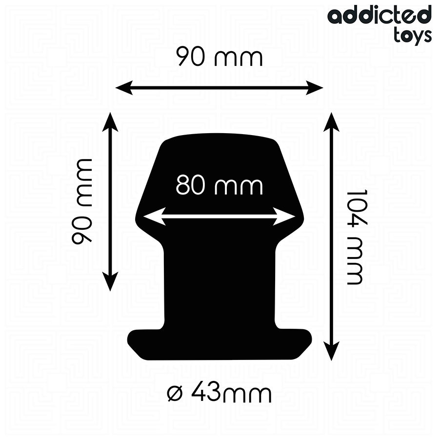 ADDICTED TOYS - EXTREM HOHL ANAL PLUG GRÖSSE L 10,4 CM für sinnliche und diskrete Momente