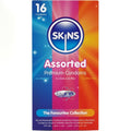 SKINS Premium Kondome 16er Pack – Ultradünn, Noppen & Klassisch mit Vanilleduft Kondome diskret online kaufen
