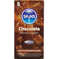Skins Schokolade Premium-Kondome 8er-Pack – Dezenter Geschmack & Extra Geschmiert Kondome diskret online kaufen