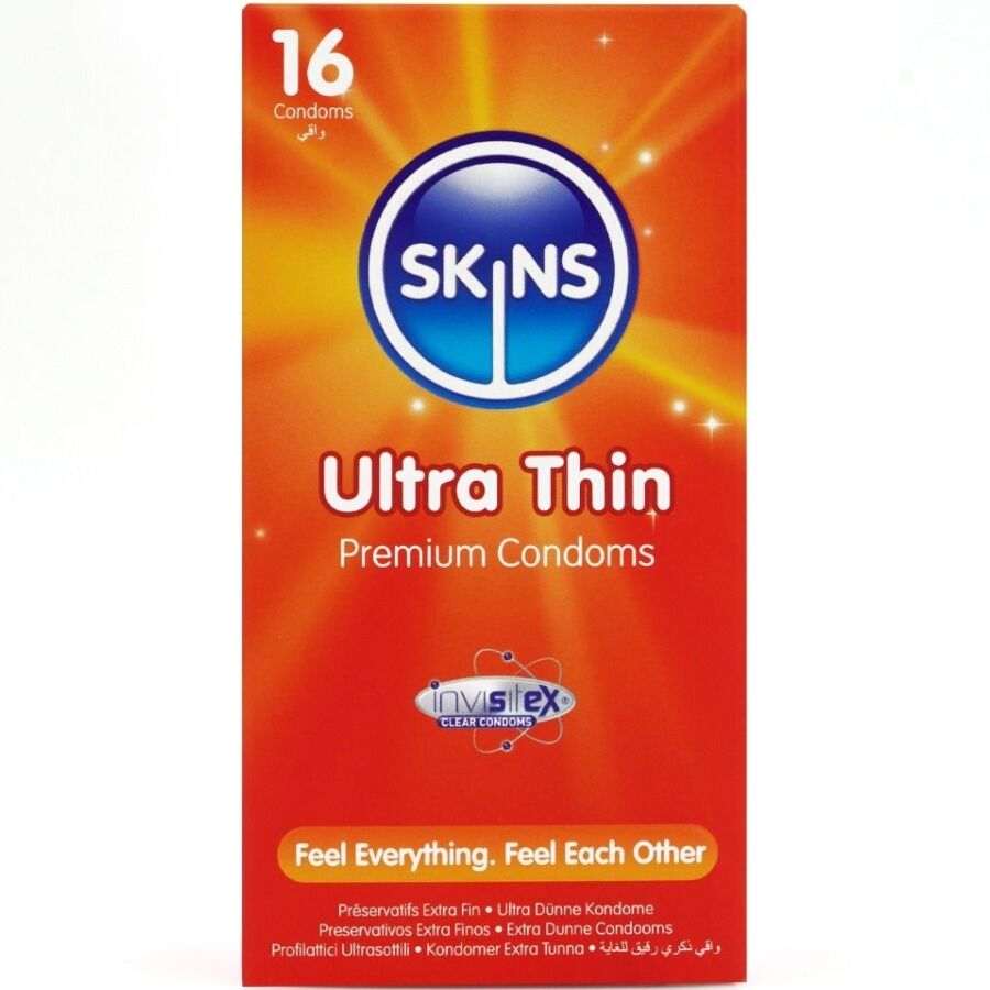 SKINS - ULTRADÜNNE PREMIUM-KONDOME PACKUNG 16 Kondome diskret online kaufen