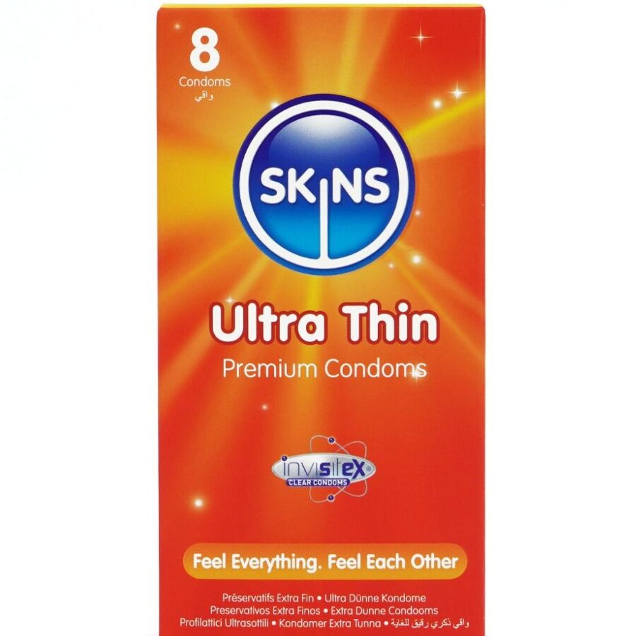 SKINS - ULTRA DÜNNE PREMIUM-KONDOME PACKUNG 8 Kondome diskret online kaufen