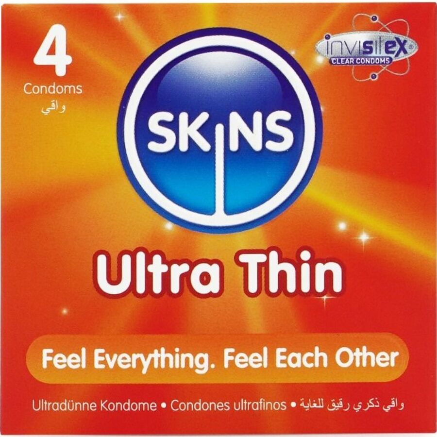 SKINS - ULTRADÜNNE PREMIUM-KONDOME PACKUNG 4 Kondome diskret online kaufen
