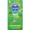 Skins Mint Premium-Kondome 8er-Pack – Minzgeschmack & Extra Geschmiert Kondome diskret online kaufen