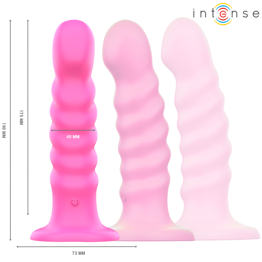 INTENSE Cindy Vibrator L – Spiraldesign, 10 Vibrationsstufen, Fernbedienung, Wasserdicht hochwertiges Sextoy bei Secret Pulse