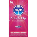 Skins Dots & Ribs Premium-Kondome 16er-Pack – Ultra Dünn & Strukturiert Kondome diskret online kaufen