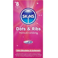 Skins Dots & Ribs Premium-Kondome 8er-Pack – Extra Dünn & Strukturiert Kondome diskret online kaufen