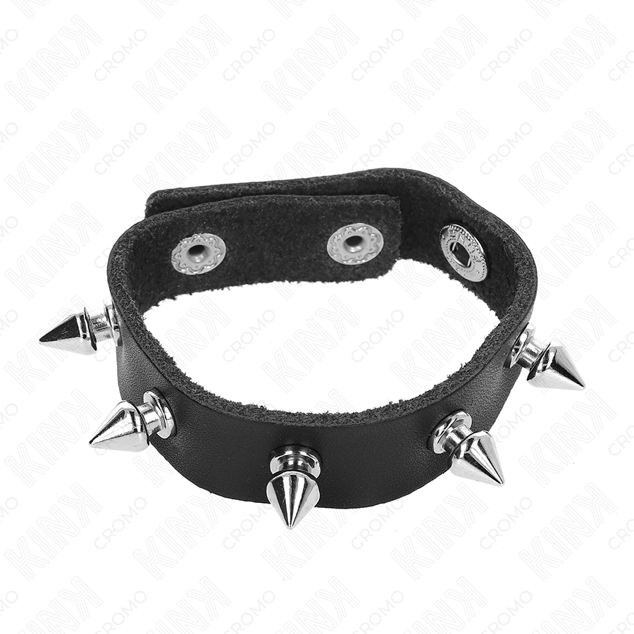 KINK - PENISRING AUS LEDER MIT SPIKES 21,5 X 1,6 CM bei Secret Pulse im Erotikshop