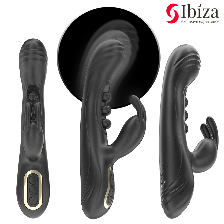 IBIZA Vibrierendes Rabbit Vibrator mit Pulsation – Wasserdicht & USB Produktansicht und Details