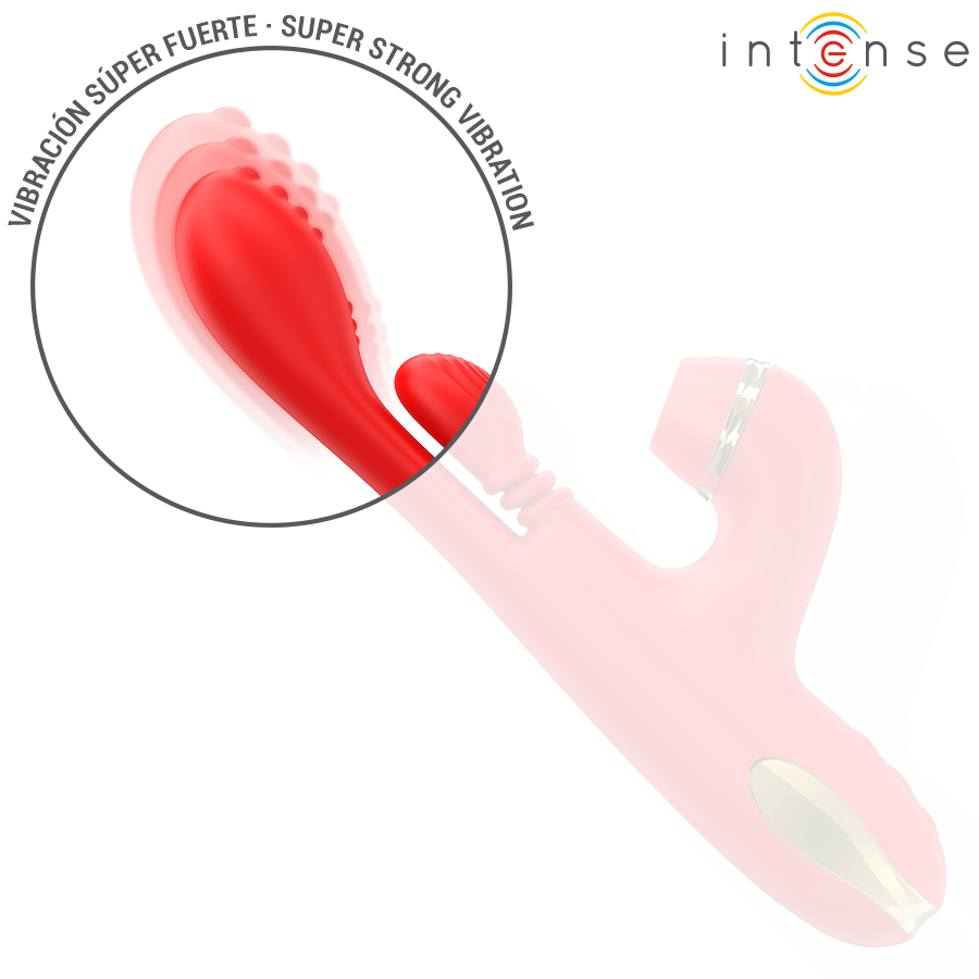 Intense Katy Klitoris-Stimulator – Multifunktion, 4 austauschbare Köpfe, wasserdicht, USB für intensive Stimulation und Self-Love