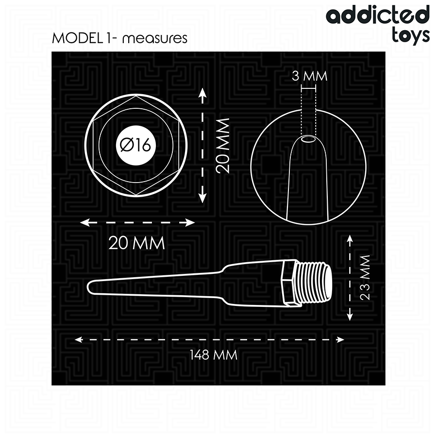 ADDICTED TOYS - ANAL CLEANER MIT UNIVERSALADAPTER MODELL 1 hochwertiges Intimtoy