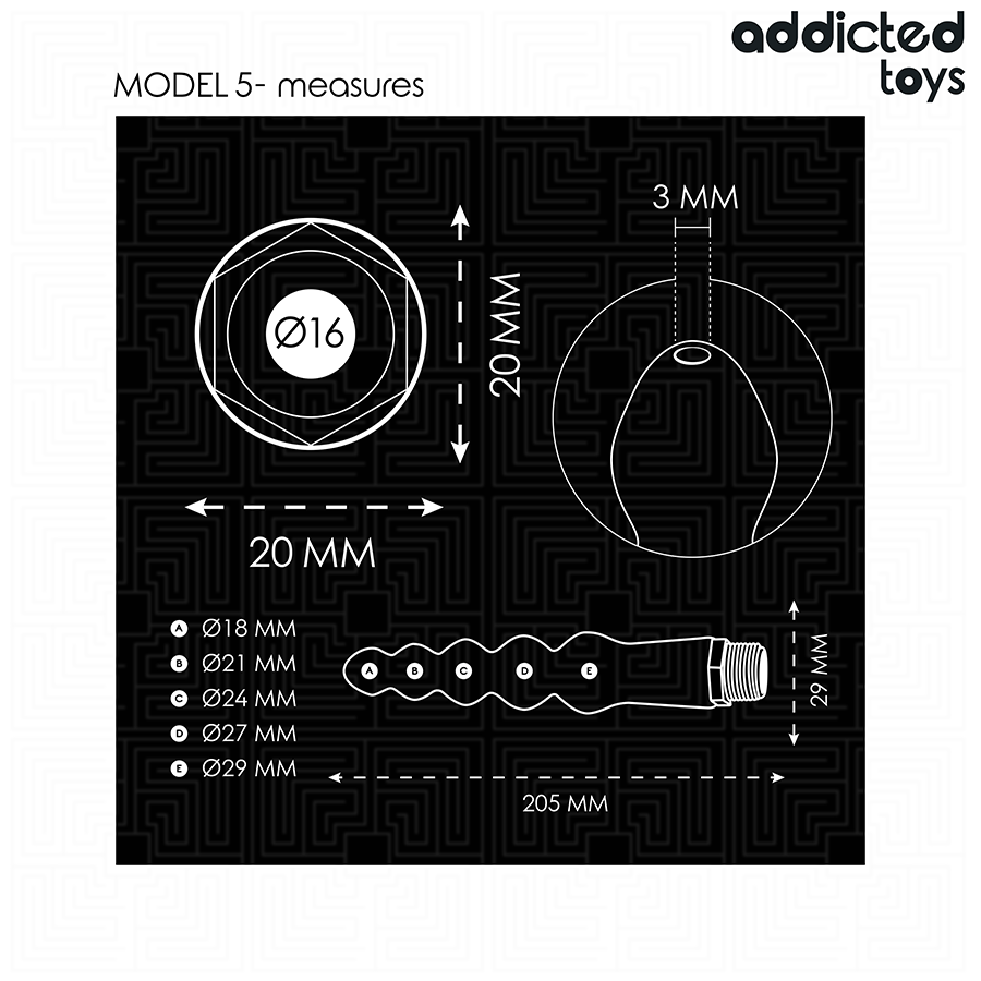 ADDICTED TOYS - ANAL CLEANER MIT UNIVERSALADAPTER MODELL 5 hochwertiges Intimtoy
