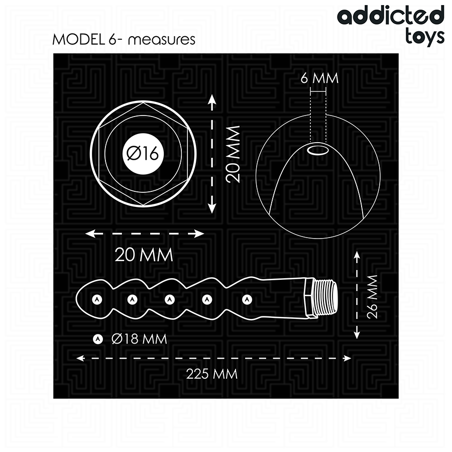 ADDICTED TOYS - ANAL CLEANER MIT UNIVERSALADAPTER MODELL 6 hochwertiges Intimtoy